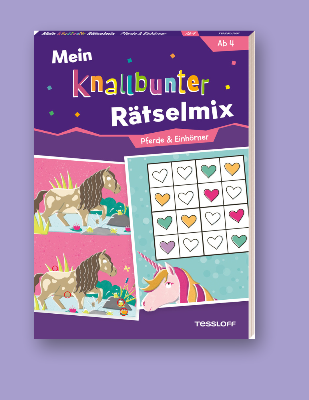 Mein großer Rätselmix Pferde und Einhörner