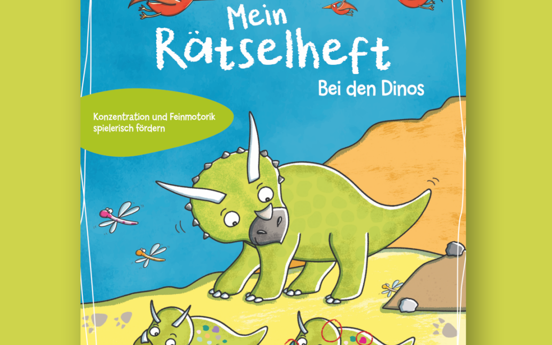 Lernstern- Mein Rätselheft – Bei den Dinos